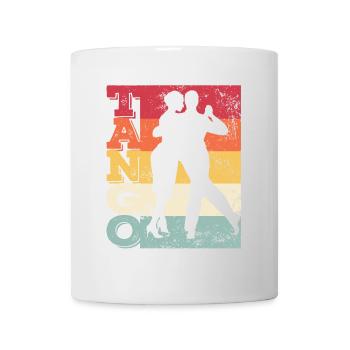 Tango Argentino Retro Vintage Tango Vals Dance - Tasse - Weiß - Vorne