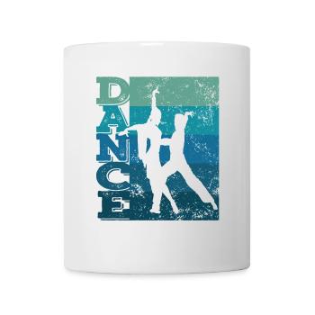 Latein Tanzen Paartanz Lateinamerikanisch Vintage - Tasse - Weiß - Vorne