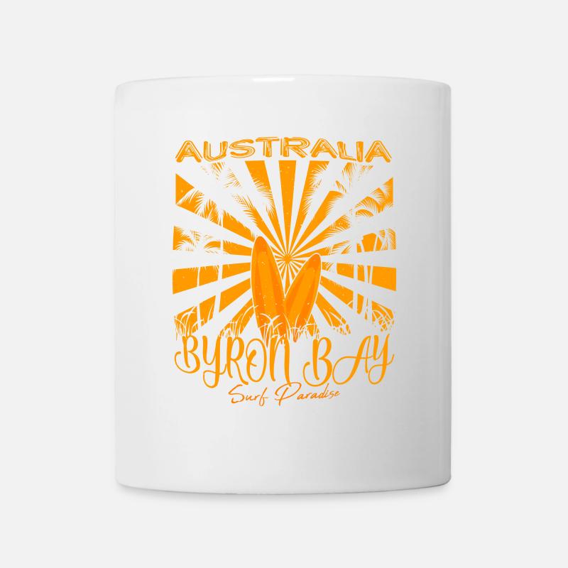 Byron Bay Australie Surfing Paradise - Mug blanc - blanc