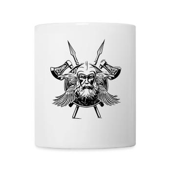 Odin Ravens Viking Axes - Mug - white - Front