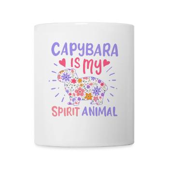 Capybara Krafttier - Tasse - Weiß - Vorne