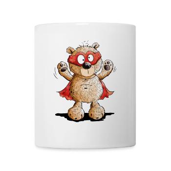 Bear Pun I Superhero I Subärheld - Mug - white - Front