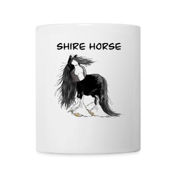 Cheval de comté I Cheval de sang froid - Mug blanc - blanc - Devant