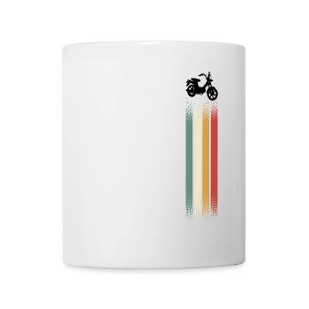Mofa Mofafahrer Retro Vintage - Tasse - Weiß - Vorne