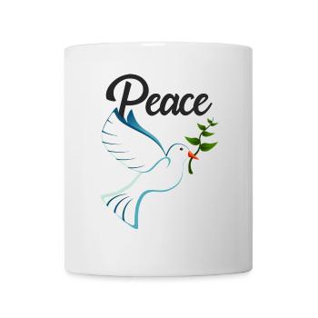 PEACE Dove of Peace - Mug - white - Front