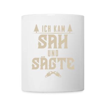 Holzfäller - Tasse - Weiß - Vorne
