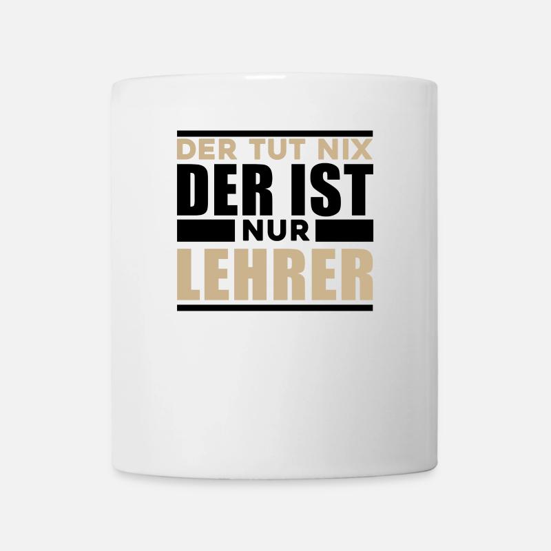Lehrer - Tasse - Weiß