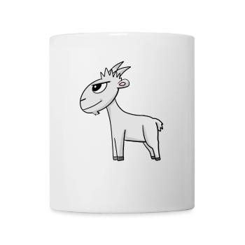 Chèvre Chèvre Buck - Mug blanc - blanc - Devant