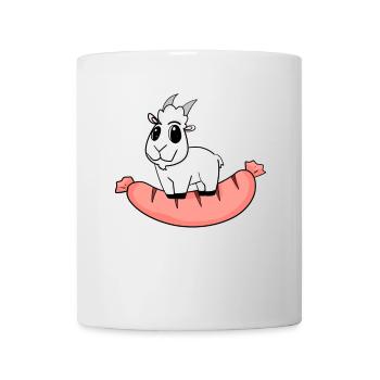Wurst Ziege Ziegenbock - Tasse - Weiß - Vorne