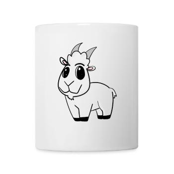 Chèvre Chèvre Buck - Mug blanc - blanc - Devant