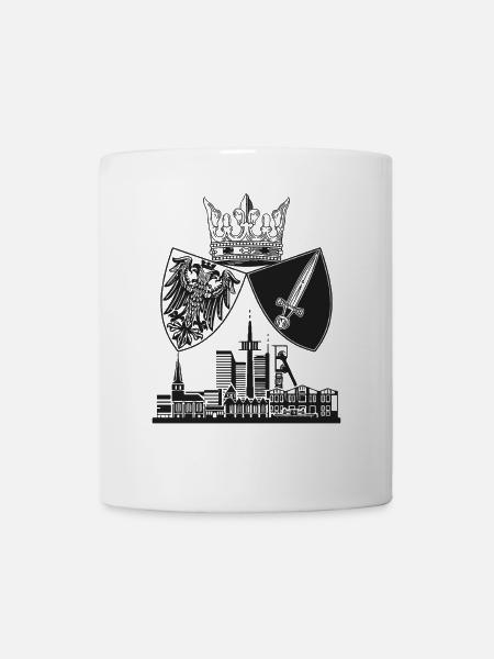 Essen - Skyline - Wappen - Tasse - Weiß