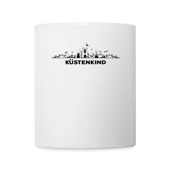 Küstenkind Skyline Fischkutter Küste Nordsee - Tasse - Weiß - Vorne