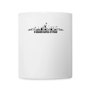 Coastal Skyline Fishing Trawler Coast North Sea - Mug - white - Front