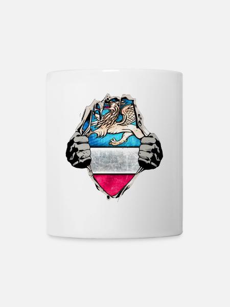 Rostock unterm Shirt - Tasse - Weiß