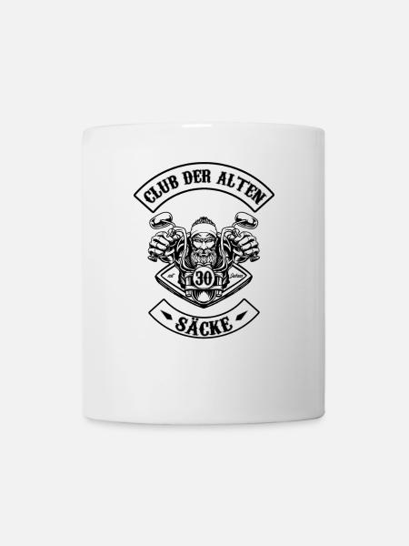 Club der alten Säcke 30 Jahre Geburtstag Herren - Tasse - Weiß