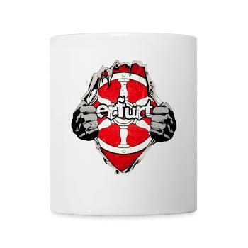 Erfurt under the shirt - Mug - white - Front