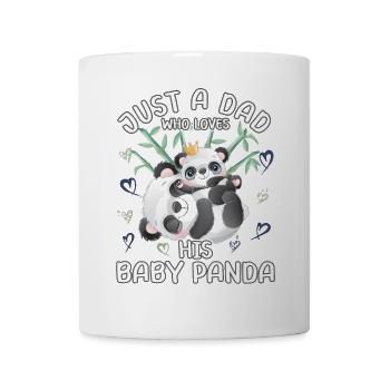 Papa Panda BabyPanda Juste un papa qui aime - Mug blanc - blanc - Devant