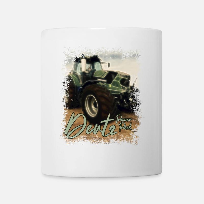 Deutz Traktor Kraftpaket - Bloc d’alimentation Traktor - Mug blanc - blanc