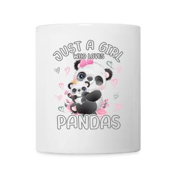 Panda Babypanda Juste une fille qui aime les pandas - Mug blanc - blanc - Devant
