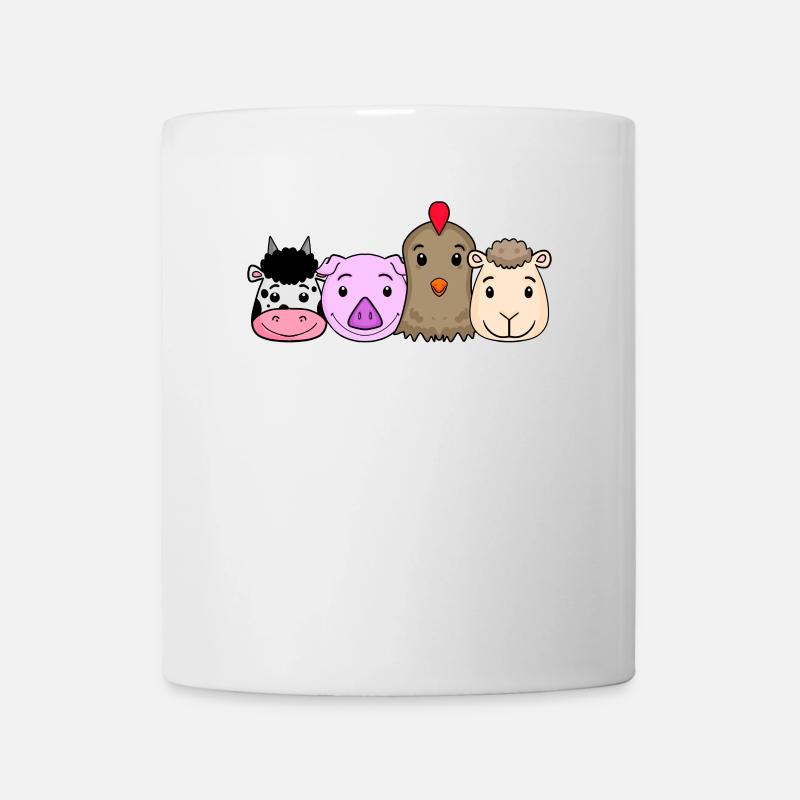 Animaux mignons - Mug blanc - blanc
