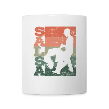 Salsa Tanzen Paartanz Lateinamerikanisch Vintage - Tasse - Weiß - Vorne