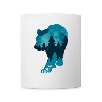 Changement climatique Protection de l’environnement Bear Grizzly Durable - Mug blanc - blanc - Devant