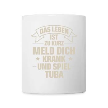 Tuba - Tasse - Weiß - Vorne