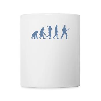 Evolution Gitarre Bassist - Tasse - Weiß - Vorne