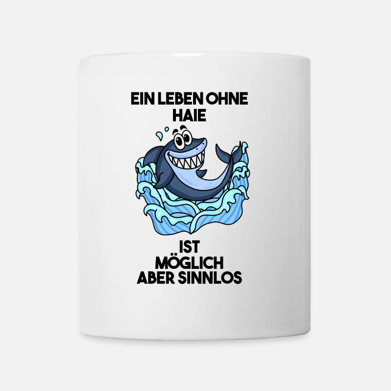 Hai - Tasse - Weiß