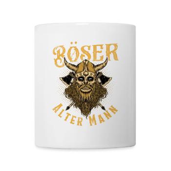 Böser Alter Mann - Tasse - Weiß - Vorne