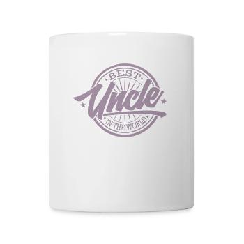Familie Onkel retro bester Onkel der Welt - Tasse - Weiß - Vorne