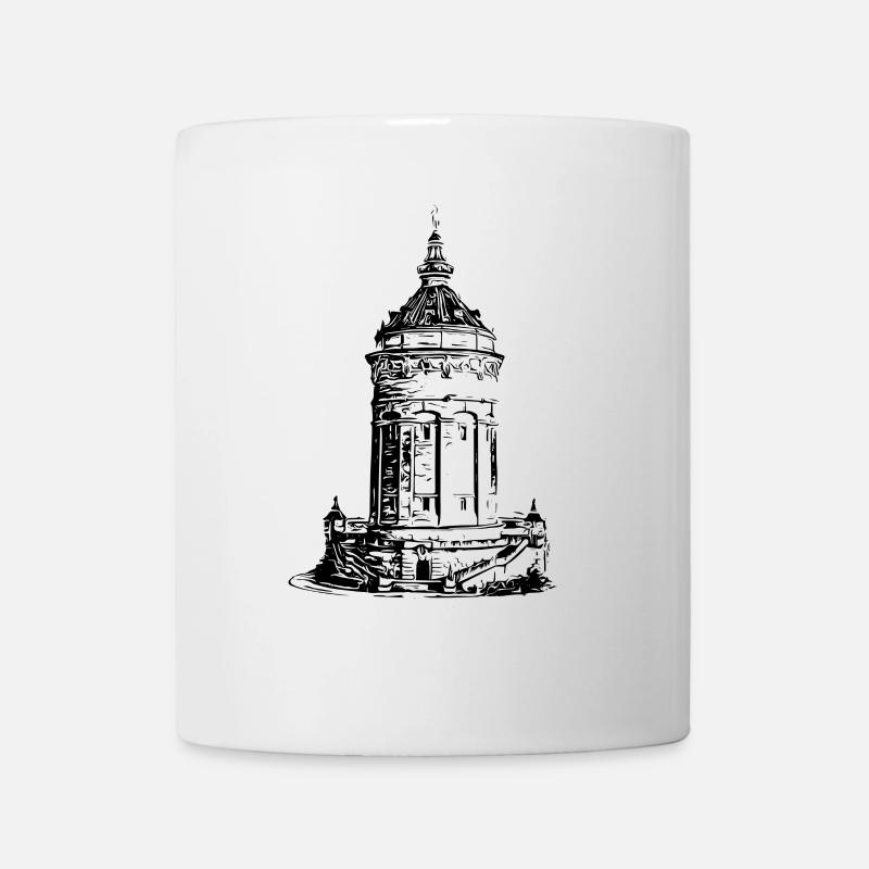 Mannheimer Wasserturm Mannheim - Tasse - Weiß