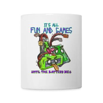 FPV Drone Pilot RC Racing Freestyle Drones - Mug - white - Front