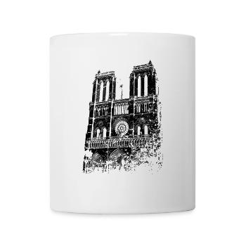 Notre Dame Paris Skyline France I Love Paris - Mug - white - Front