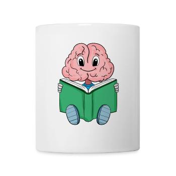 Brain reading - Mug - white - Front
