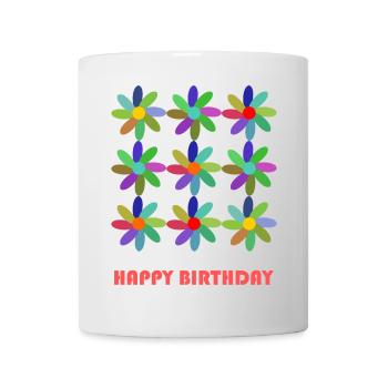 GEBURTSTAG. ALLES GUTE ZUM GEBURTSTAG. ALLES GUTE ZUM GEBURTSTAG. - Tasse - Weiß - Vorne