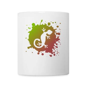 Eidechse Echse - Tasse - Weiß - Vorne