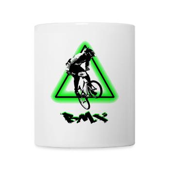 BMX Bike - Tasse - Weiß - Vorne