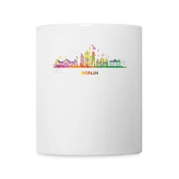 Berlin Skyline Colorful Berliner - Mug - white - Front
