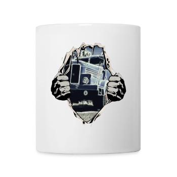 Ifa H6 DDR Kipper under the shirt - Mug - white - Front