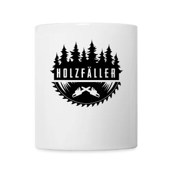 Holzfäller - Tasse - Weiß - Vorne