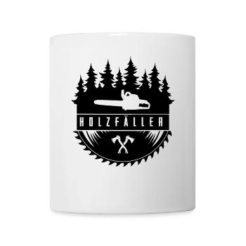 Holzfäller - Tasse - Weiß - Vorne