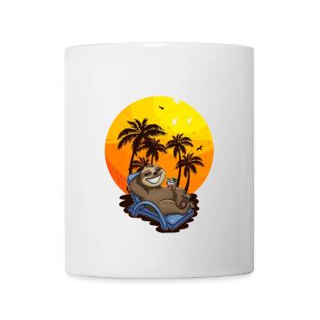Sloth Relax Holiday Trip - Mug - white - Front