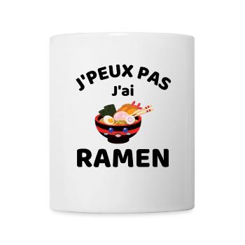 J peux pas j ai Ramen Cadeau fan Japon - Mug blanc - blanc - Devant