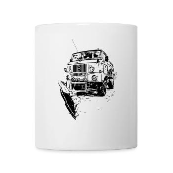 W50 Road Clearing Vehicle - Mug - white - Front