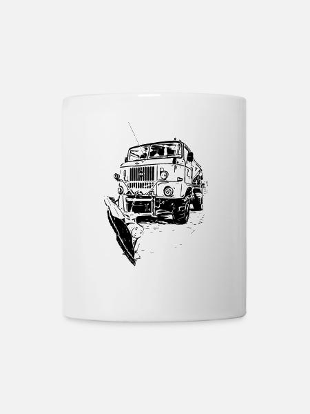 W50 Straßenräumfahrzeug - Tasse - Weiß