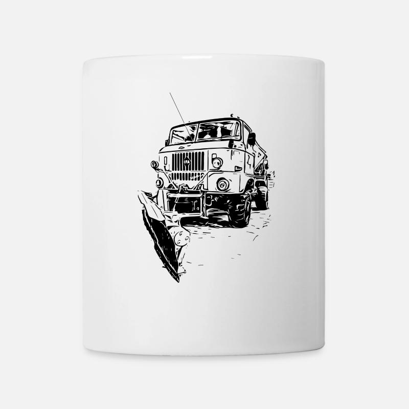 W50 Straßenräumfahrzeug - Tasse - Weiß