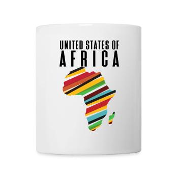 Vereinigte Staaten von Afrika - Tasse - Weiß - Vorne