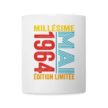 Millésime Mai 1964 58e anniversaire 58 ans - Mug blanc - blanc - Devant