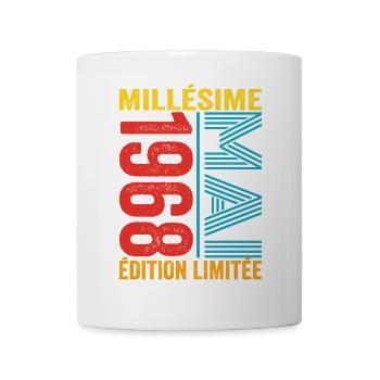 Millésime Mai 1968 54e anniversaire 54 ans - Mug blanc - blanc - Devant